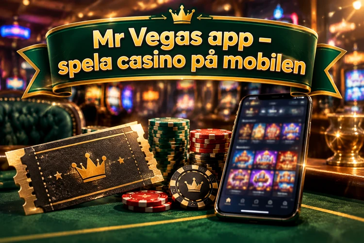 Mr Vegas app - spela casino på mobilen