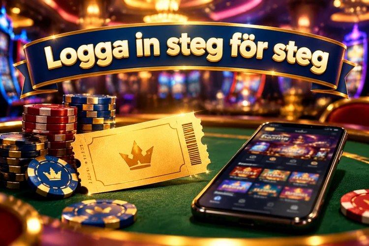 Logga in steg för steg